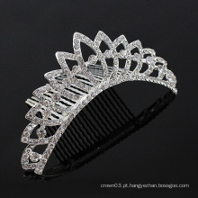 Acessórios de cabelo de cristal pentes de cabelo pente de tiara